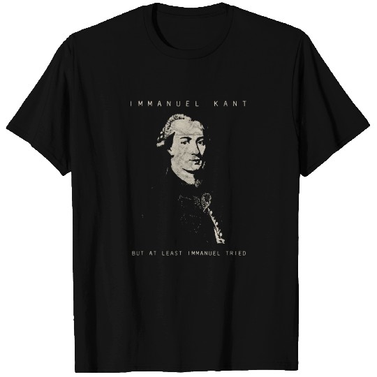 Immanuel Kant Vintage Philosophy Nihilism Design T Shirts