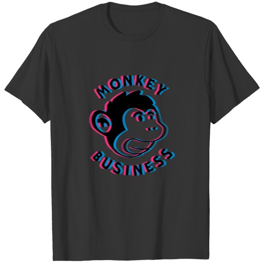 Monkey Business 3D Poster T Shirts