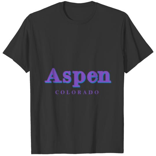 Aspen Colorado Cropped Top | Cropped T Shirts