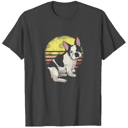 French Bulldog Retro Frenchies Frenchie Dog T Shirts