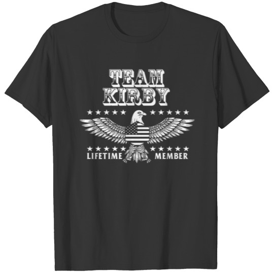 Team Kirby Last Name Surname Pride T Shirts