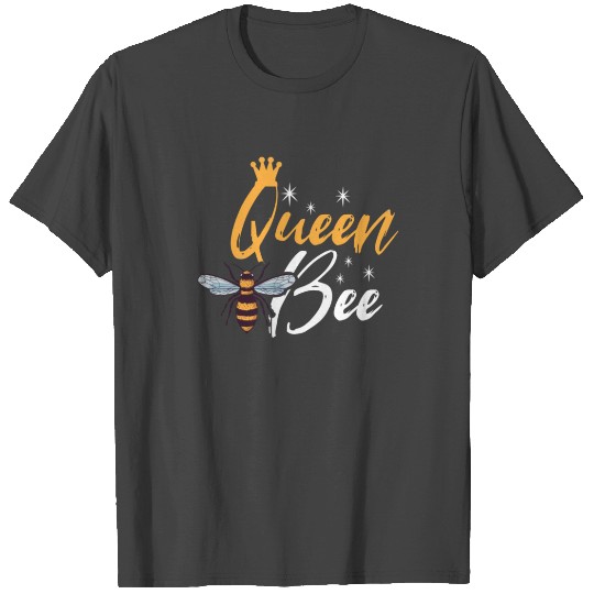 Queen Bee with Crown T Shirts