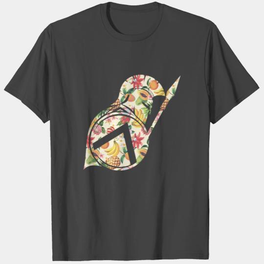Floral Fruit Tropical Hawaiian Pattern Spartan T Shirts