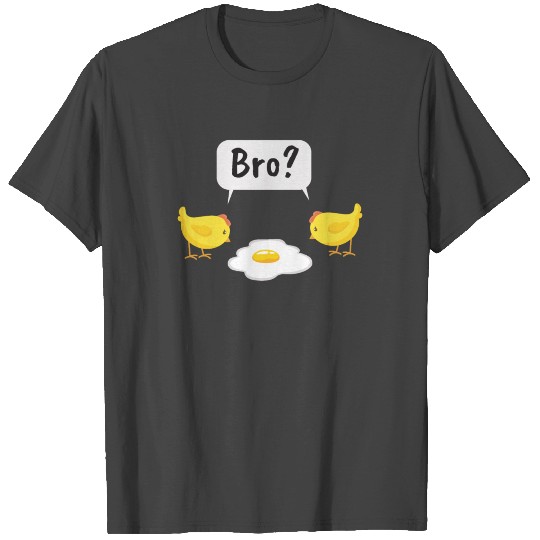 chicken chicken fried egg satire black humor T Shirts