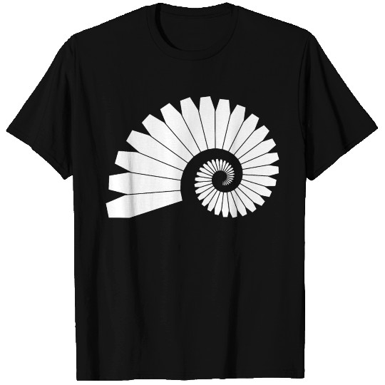 Fibonacci Coffin Spiral T Shirts