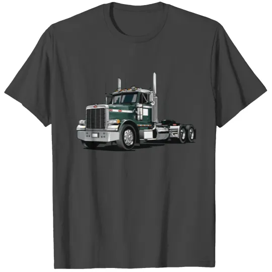 Green Semi Truck T Shirts