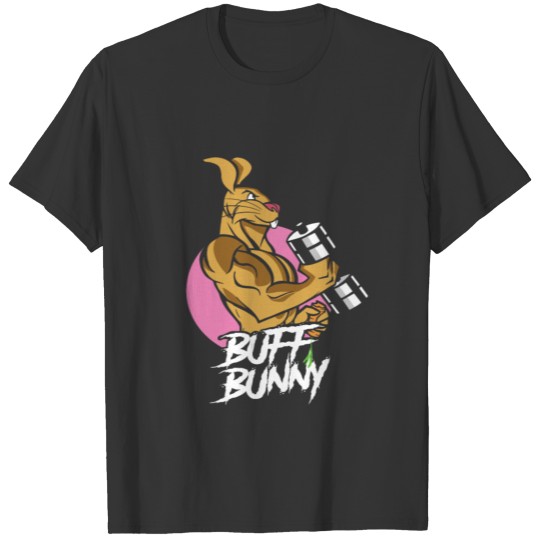 Bunny Buff Bunny Fitness Body Builder T-shirt