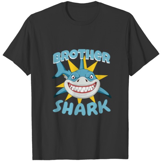 Brother Shark funny Kids Gift T Shirts