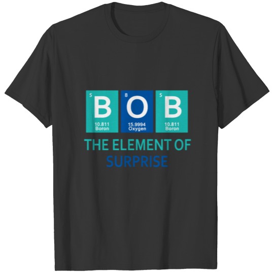 I'm Bob The element of surprise Periodic table T Shirts