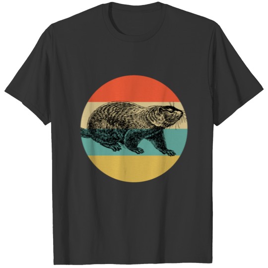 Vintage Classic Retro color Happy Groundhog Day T Shirts
