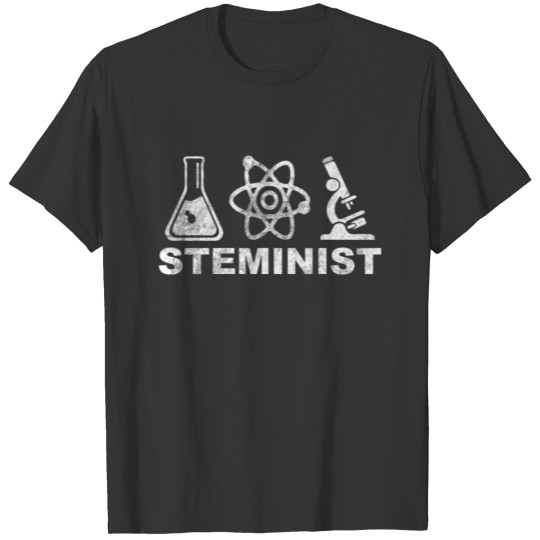 Science Steminist Vintage T Shirts