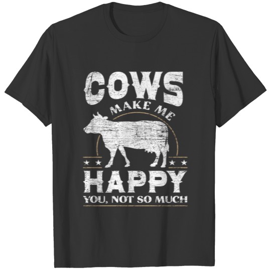 Cow Happy T Shirts