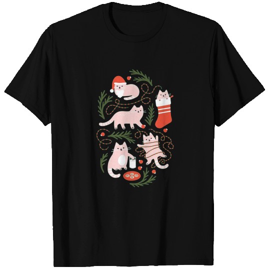 Grumpy Christmas Cat T Shirts