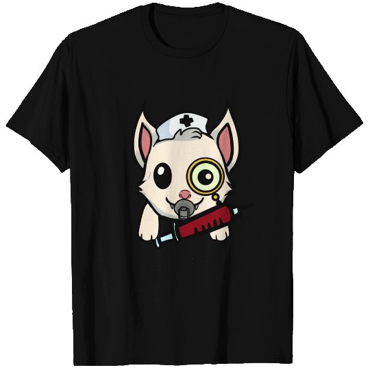 Creepy Psycho Nurse Paramedic SYRINGE T Shirts