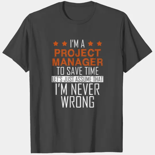 Project leader Manager Projects Company Team Job T Shirts