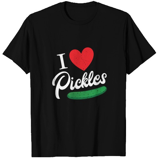 I Love Pickles cucumber Vintage distressed Gift T Shirts