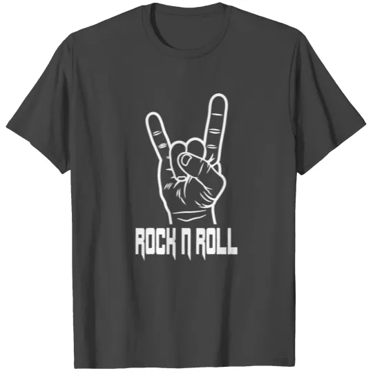 Rock N Roll T Shirts Hand Rock Band Gift