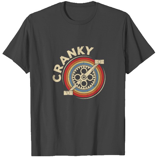 Cranky | smooth & vintage cycle pedals gift T Shirts