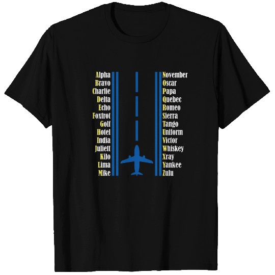 Pilots Alphabet Pilot T Shirts