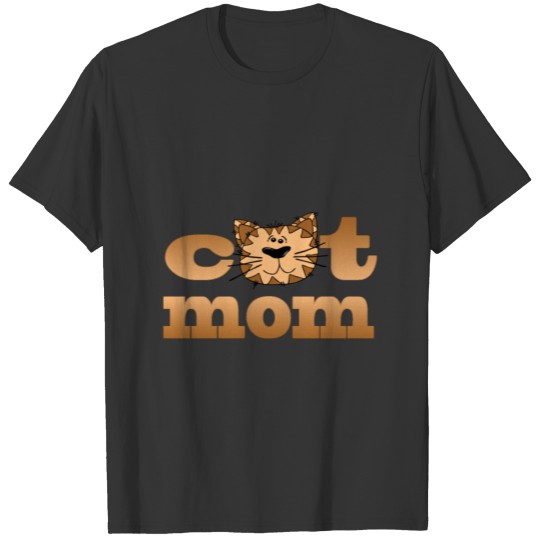 cat mom T-shirt