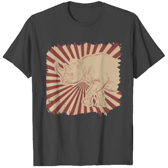 Rhinoceros safari rhino africa animal zoo gift T Shirts