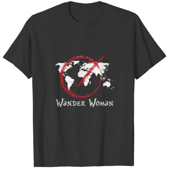 Wander Woman - mountaineering, hiking T-shirt
