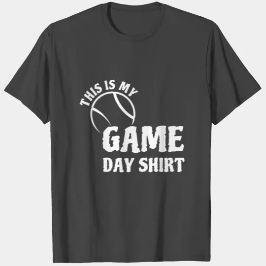 this is my tennis game day T Shirts
