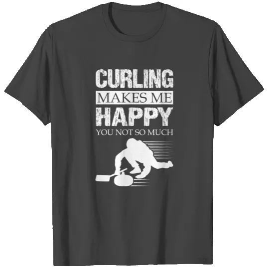 curling winter sports curling gift idea T Shirts