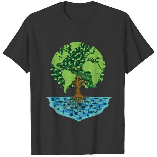 World Earth Day Save The Forest Seas Nature T Shirts