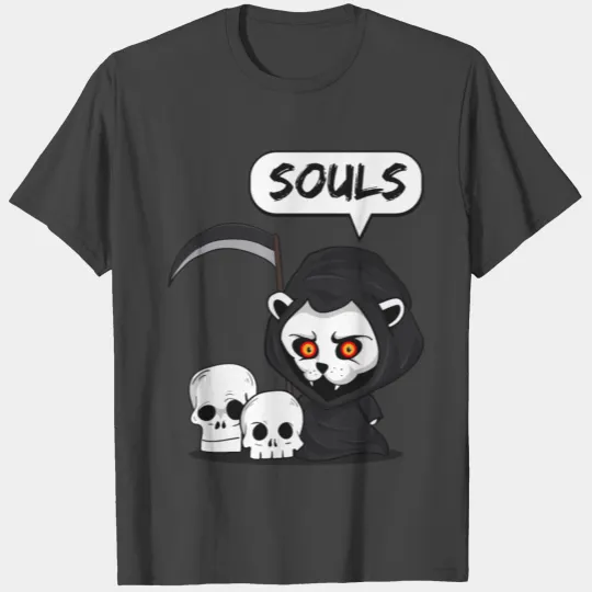 Cat Souls evil dead funny T Shirts