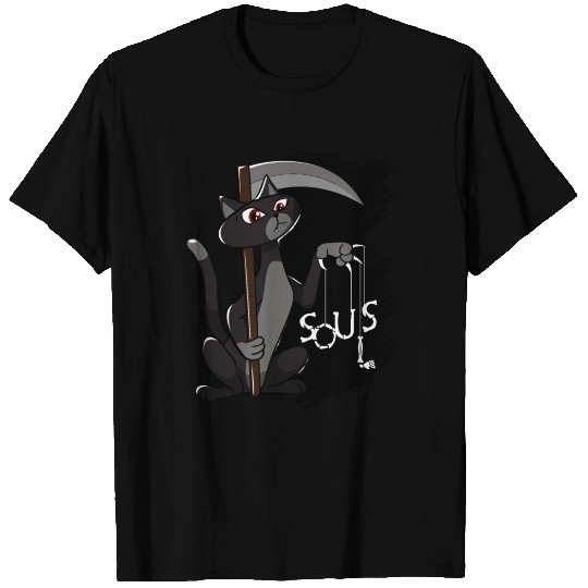 Cat Souls evil dead funny T Shirts