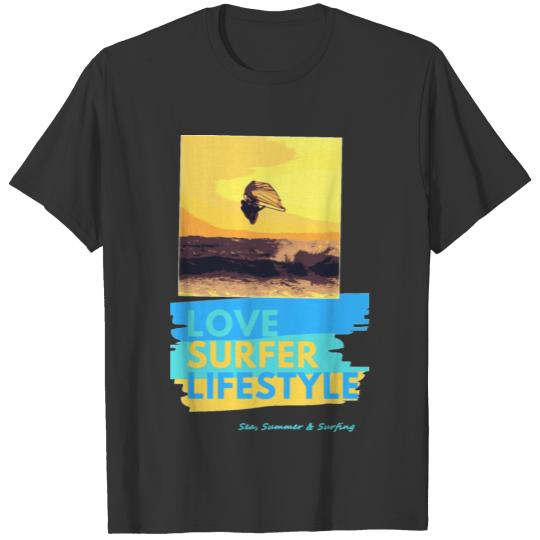 Love Surfer Lifestyle | Surf Culture Design | T-shirt