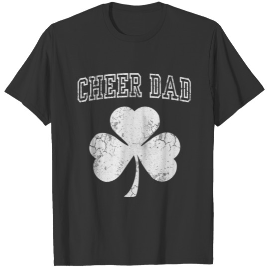 Irish Cheer Dad St Patricks Day Cheerleader T-shirt
