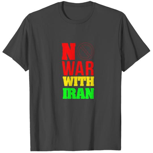 War Iran Flag American United States Veteran Army T Shirts