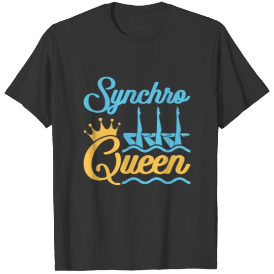 Synchronized Swimming Synchro Queen T-shirt