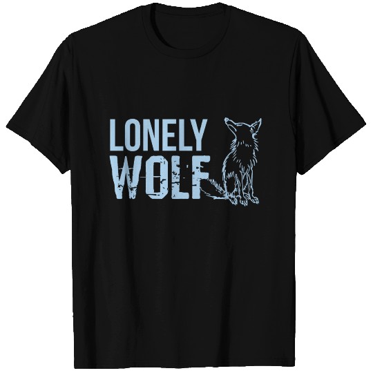 Lonely Wolf Loneliness Wolfspack Gift Idea T Shirts