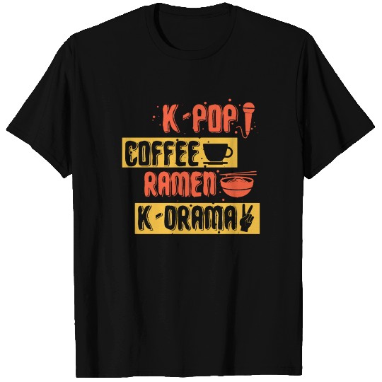K-Pop Korean language pop music music T Shirts