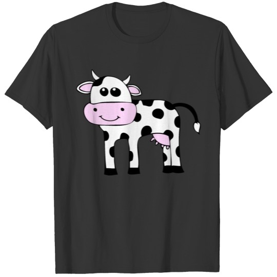 Happy Cow Doodle T Shirts