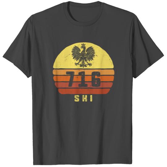 716 SKI Vintage Polish Eagle Dyngus Day śmigus T Shirts