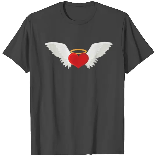 Winged heart - Angel wings - Guardian Angel T Shirts