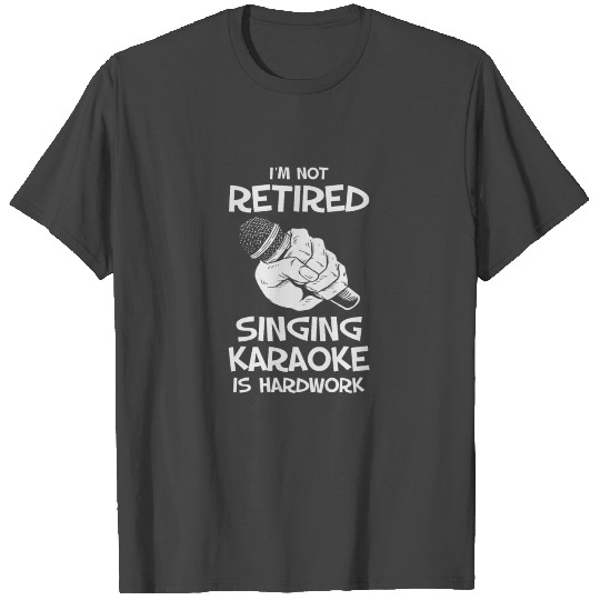 Karaoke Singer Microphone Singing Gift T Shirts