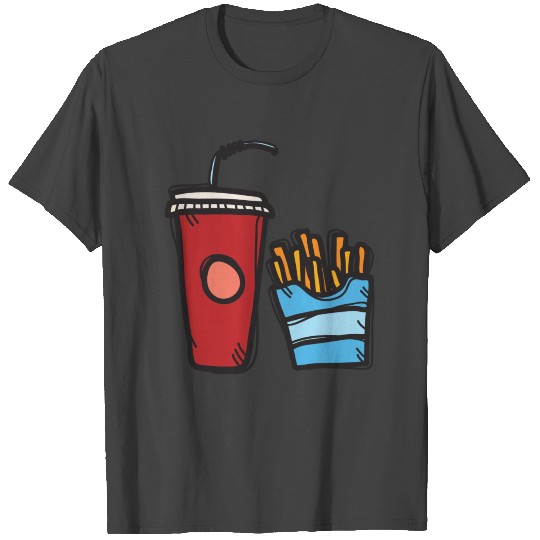 French fries and soda T Shirts