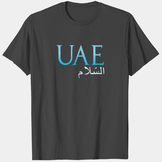 UAE Peace Untied Arab Emirates Dubai Mens Clothing T Shirts