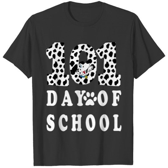 101 day of school ,Dalmatian Dog T Shirts
