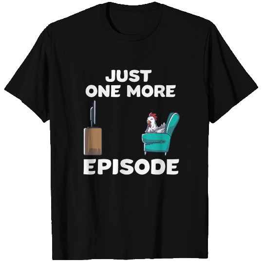 Chicken Watching Movie Episode Cute Chick Gift T Shirts