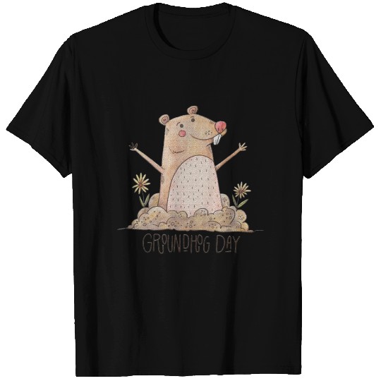 Groundhog Day Illustration T Shirts