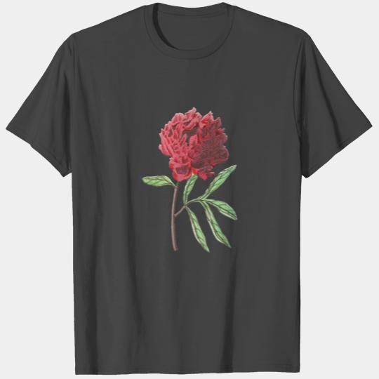 Red tree peony T Shirts