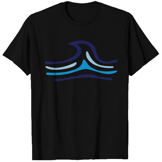 Wave surfing sailing T Shirts