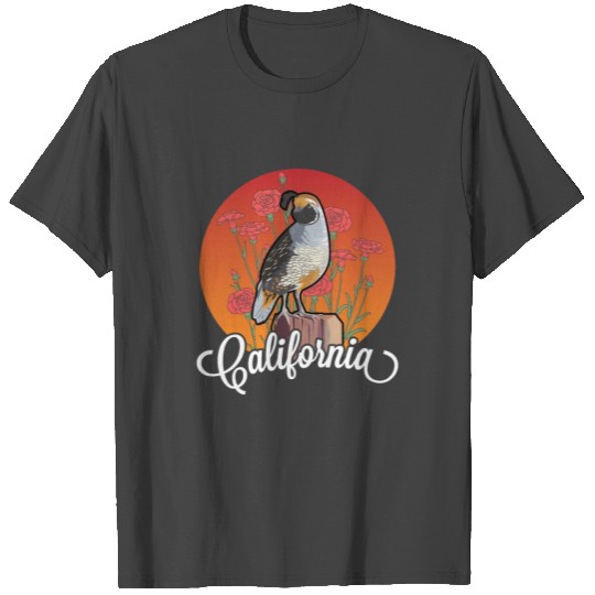 California Valley Quail State Bird T Shirts