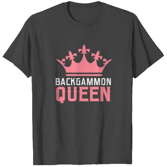 backgammon board game chess queen T Shirts